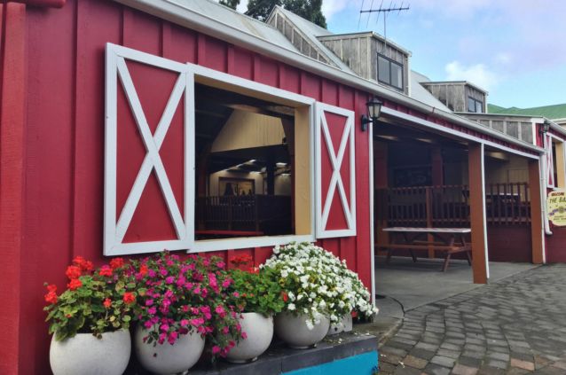 The Barn BBQ area