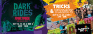 Dark Rides And Tricks And Treats Banner