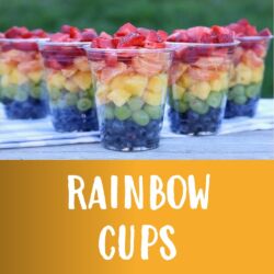 Kidz in the Kitchen: Rainbow Cups