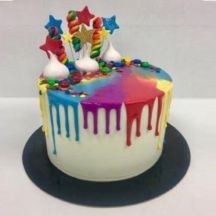 Double Midi Drip Cake