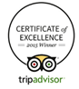 2015 TripAdvisor Certificate of Excellence
