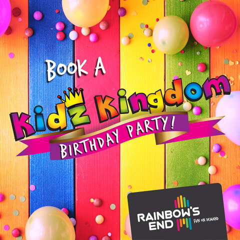 Book a Kidz Kingdom Birthday party.