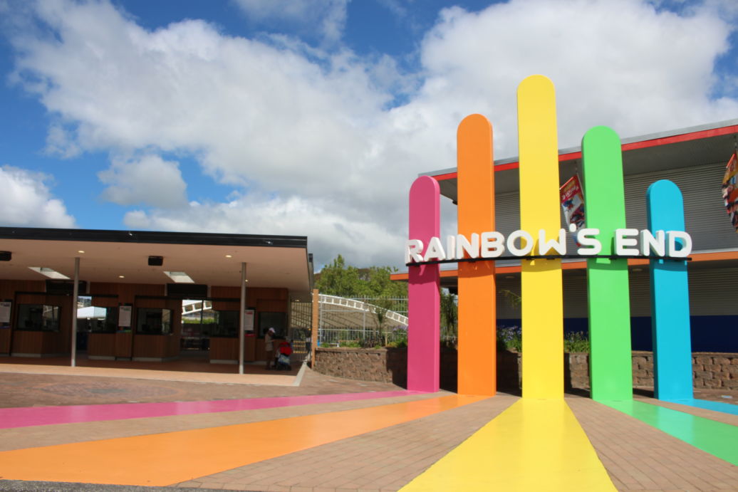 Rainbow's End front gate