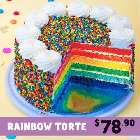 Birthday Cake Rainbow Torte Kidz Kingdom Birthdays