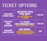 Twilight Rides Ticket Options May 2025