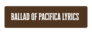 Pacifica Lyric Banner