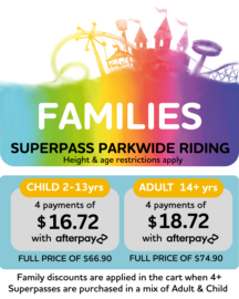 Superpass Family Pricing With Afterpay