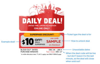 Daily Deal Deal Tile Explanation