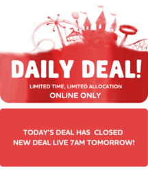 Daily Deal Closed For The Day