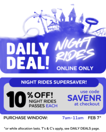 Daily Deal Night Rides Feb 7 10 Off