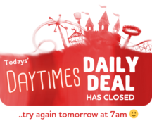 Daytimes Daily Deal Closed